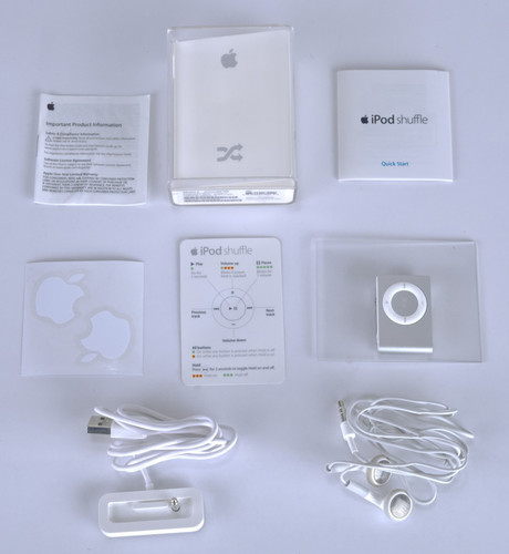 Ipod shuffle silver 2nd - silver,