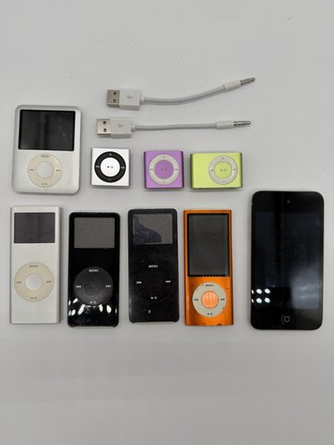 Lot assorted apple ipods - 9,